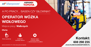 Operator wózka widłowego - KIerunek: Toyota 